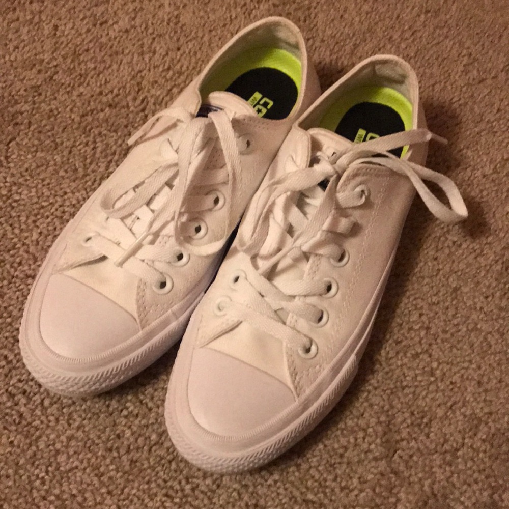 All White Converse!!